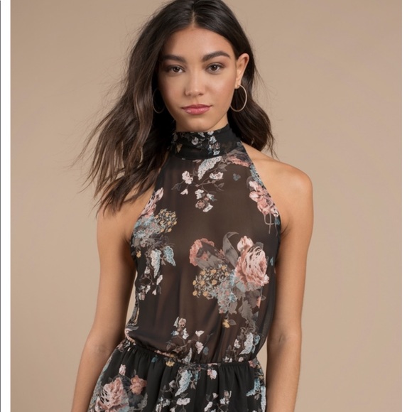 NEW SEEING YOU FLORAL ROMPER ❤️1 LEFT❤️ - Picture 2 of 6